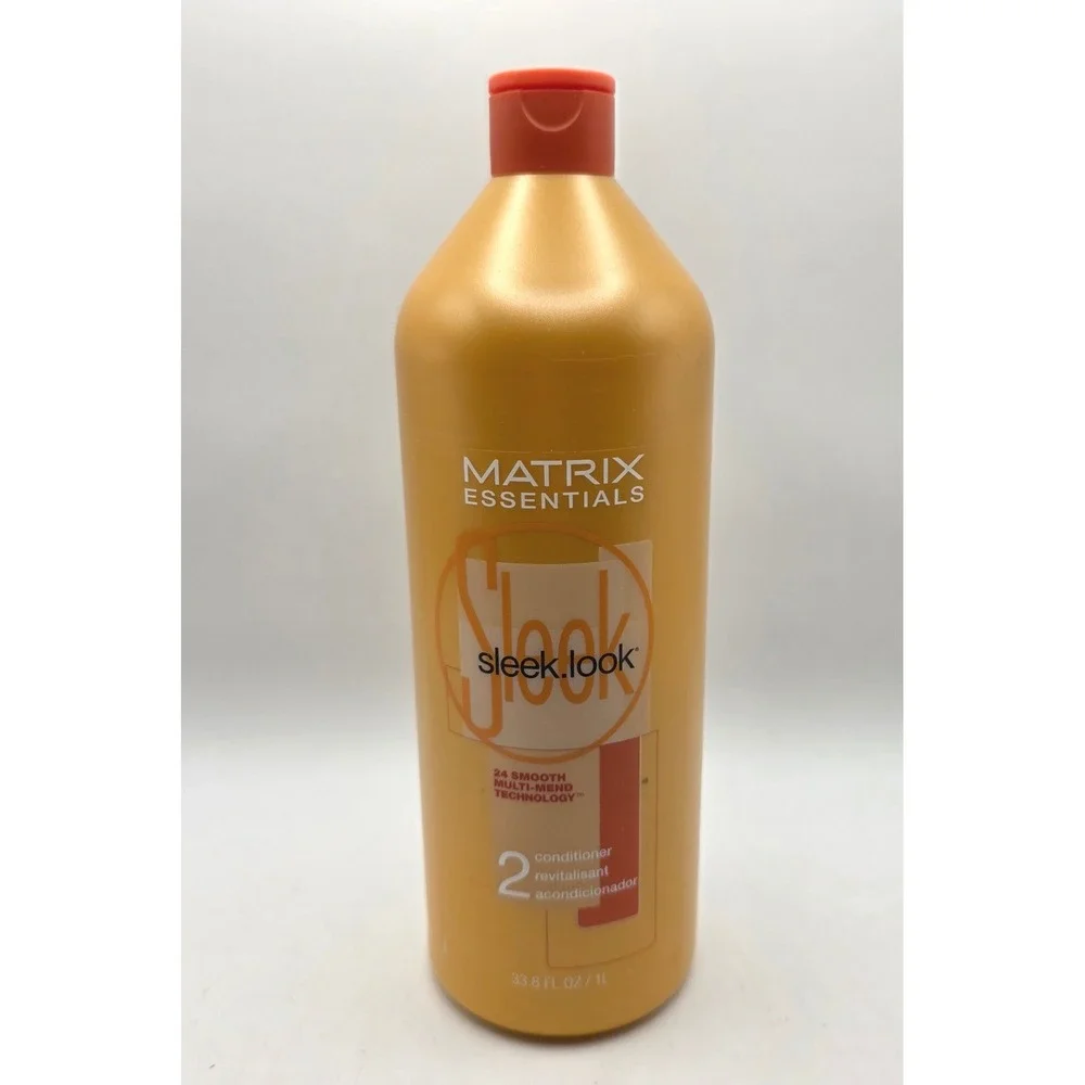 Matrix Essentials Sleek Look Smoothing Conditioner Step 2 33.8oz 1L Large Bottle